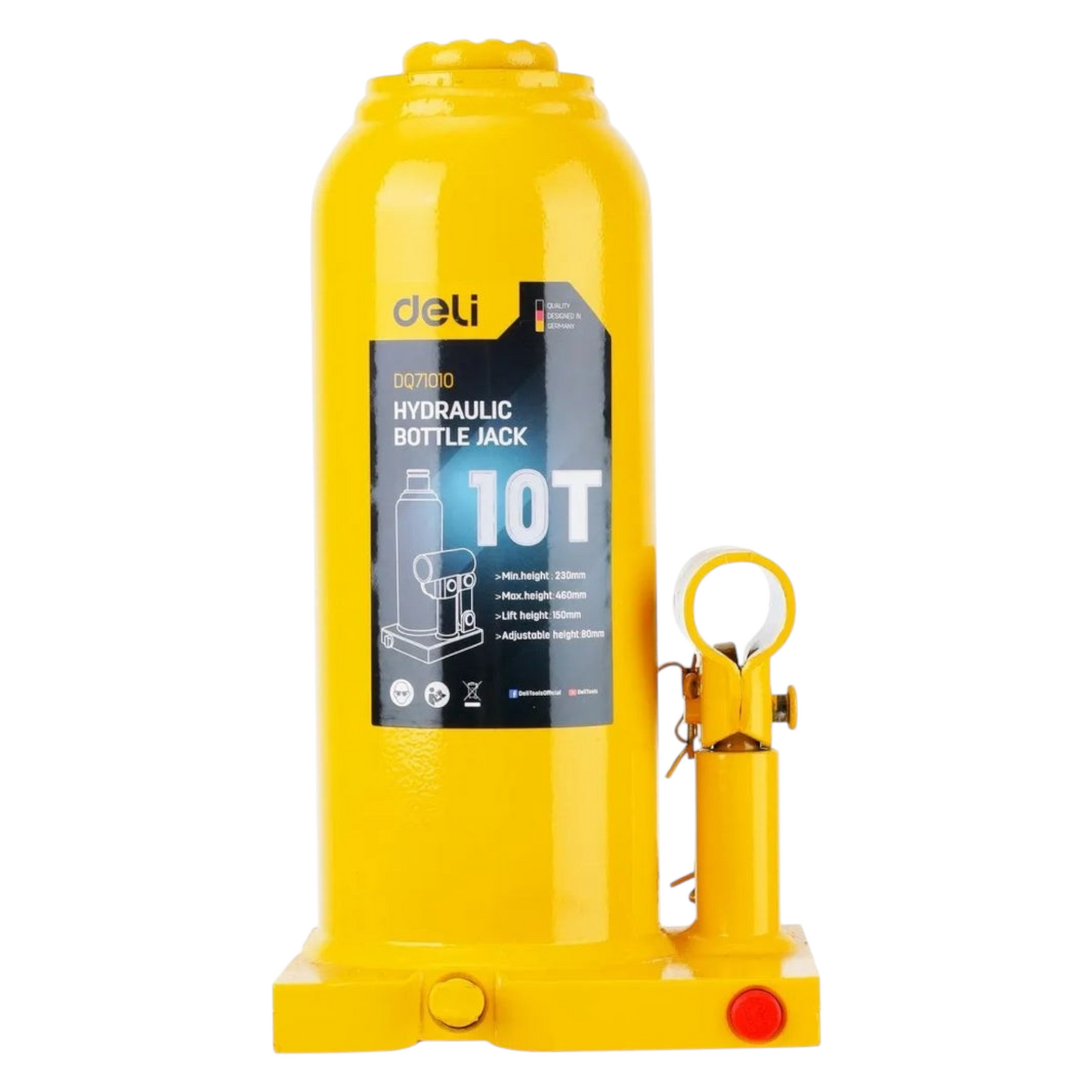 EDQ71010 10T Hydraulic Bottle Jack (DELI)