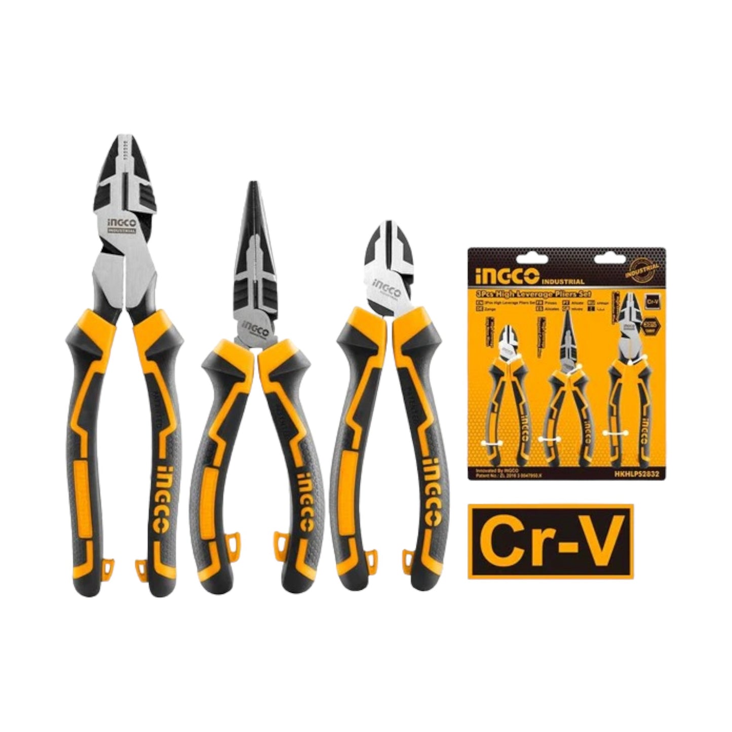 3pcs high leverage pliers set