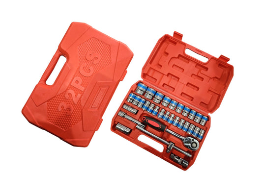 32 Pcs Socket Set 1/2DR JNGEK