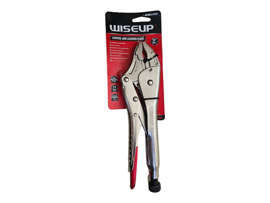 Wiseup Original Locking Pliers, Straight Jaw, 10-inch WISEUP