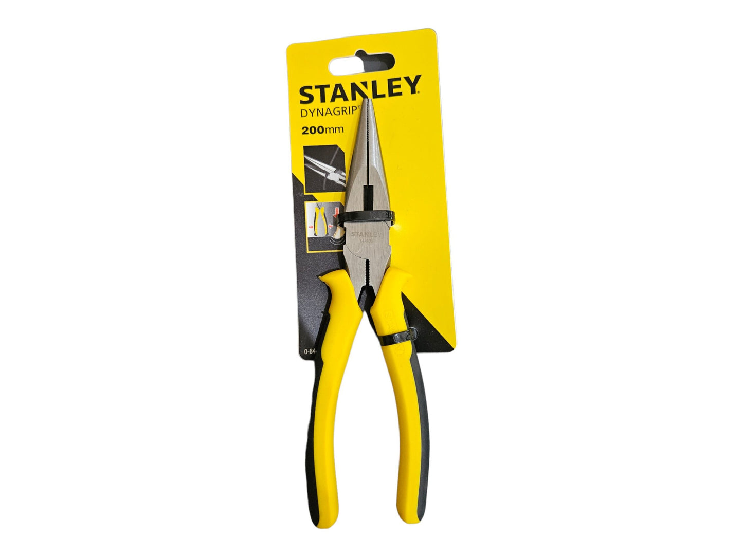 LONG NOSE PLIER 200MM 8" 0-84-625 (STANLEY)